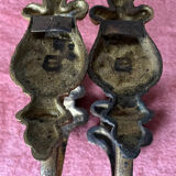 Pair of embraces gilded bronze