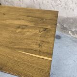 Vintage farmhouse coffee table made of solid wood.