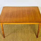 Scandinavian teak dining table with extensions 1960