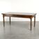 Antique oak dining table from the late 18th century with extendable leaves