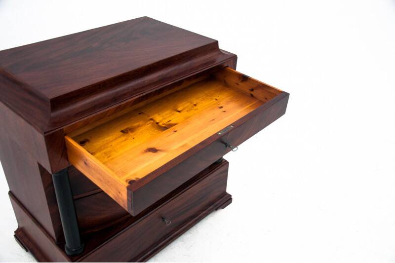 Antique chest of drawers, Northern Europe, circa 1880. After renovation.