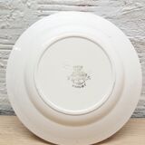 Set 6 Longwy flat plates