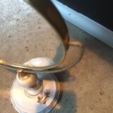 Miroir pivotant avec pied en porcelaine
