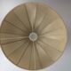Midcentury organic sculptural architectural mushroom table lamp by Temde