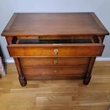 Bureau commode en acajou