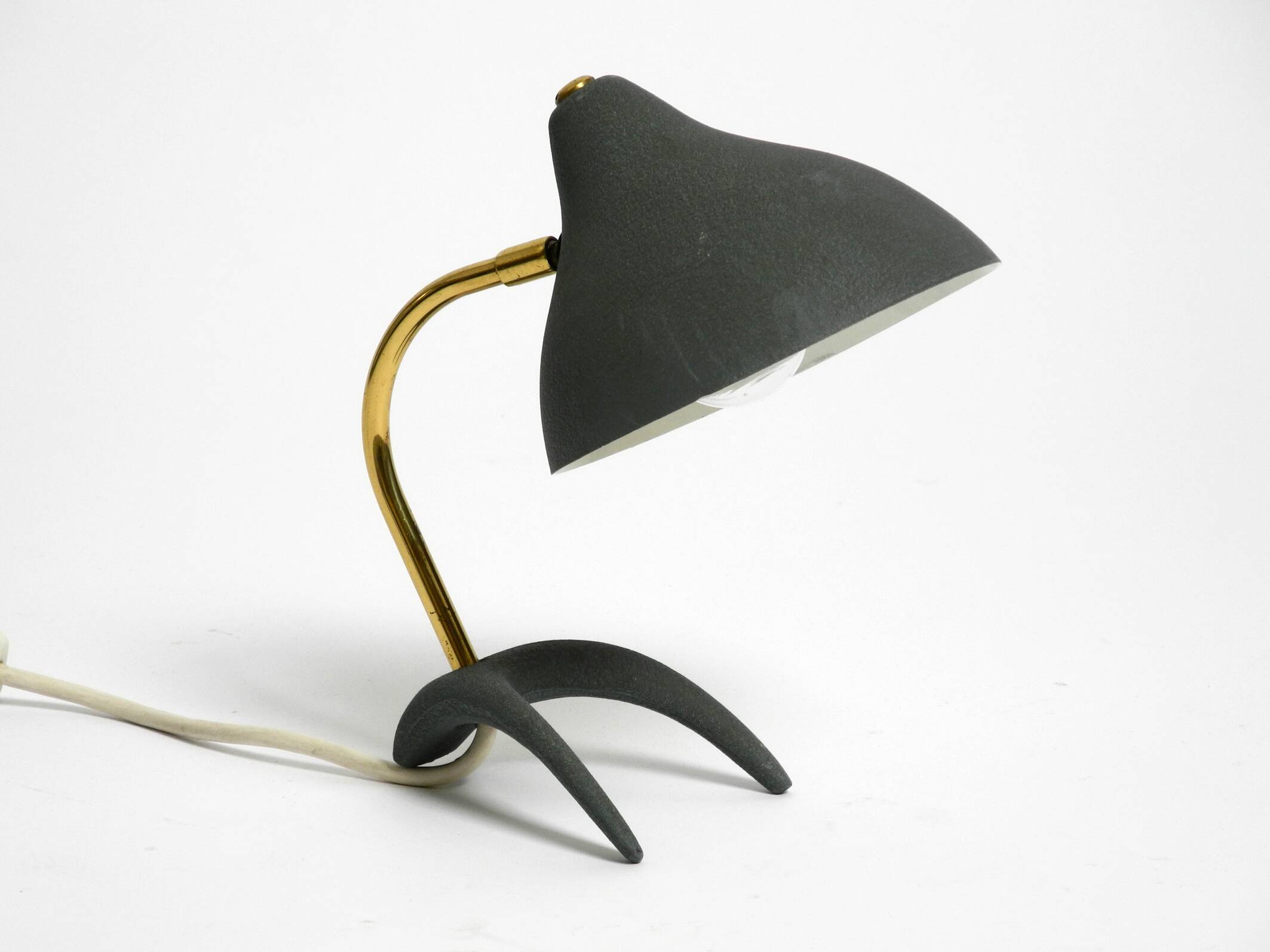 Small Mid Century crow's foot table lamp by Karl Heinz Kinsky for Cosack