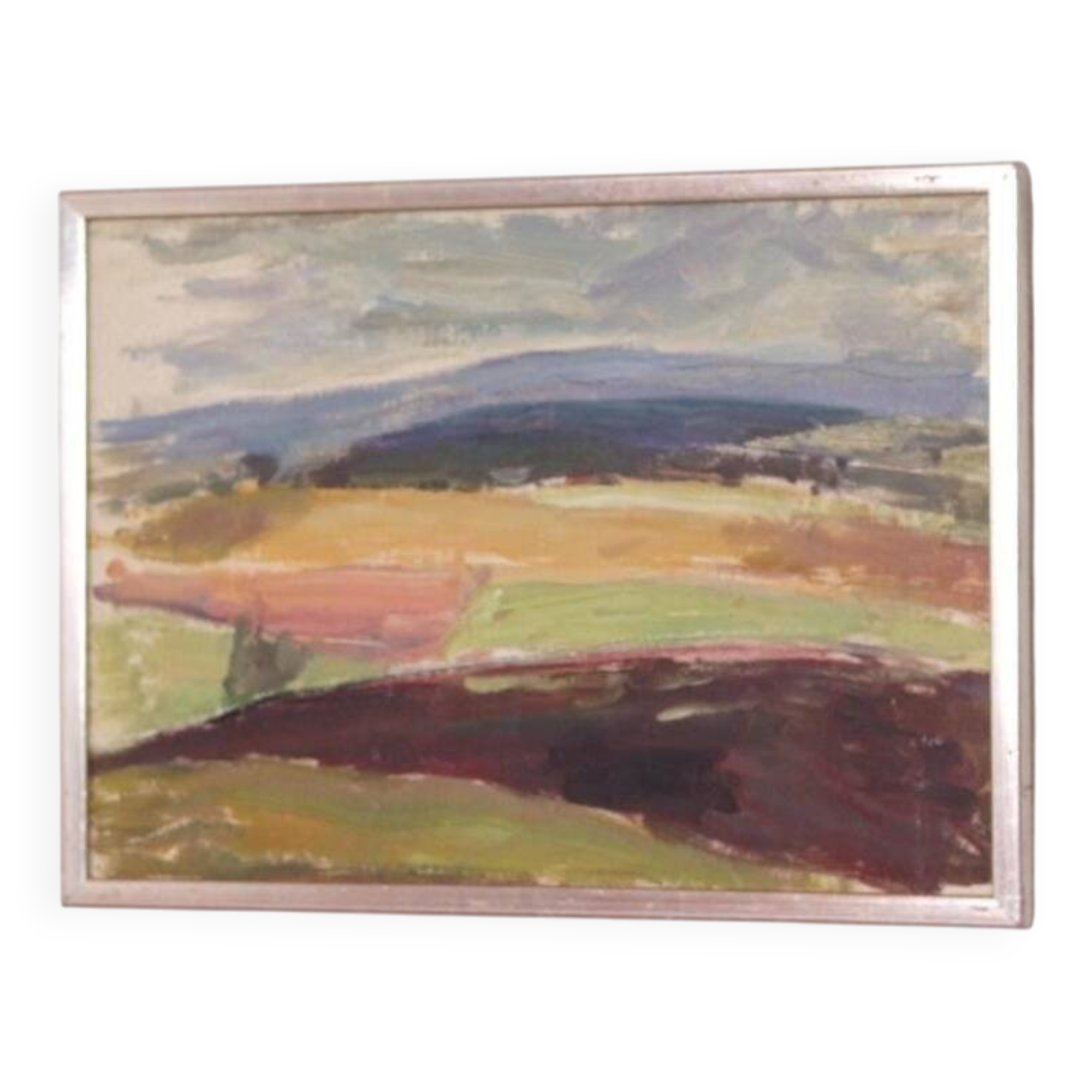 Original Swedish Oil on Canvas – “Dartmoor Heden” – Vintage & Framed