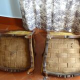 Counterpart of Louis XV period armchairs called "A la Reine"