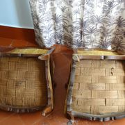Counterpart of Louis XV period armchairs called "A la Reine"