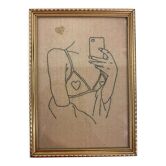 Framed embroidery