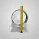 Metal Table Lamp Orb Eye Goffredo Reggiani Design Space Age Years '