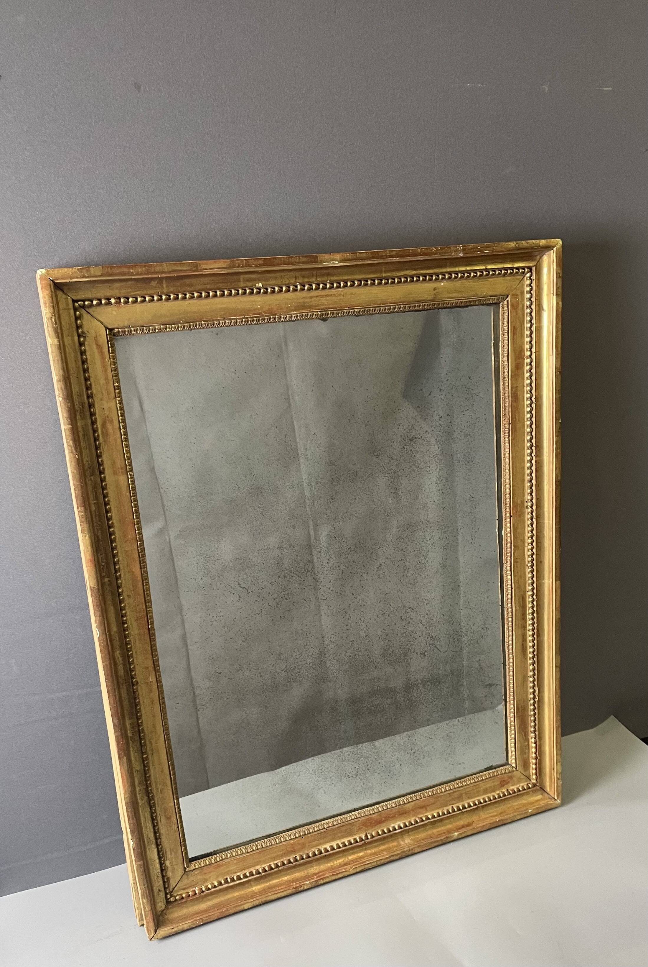 Rectangular mirror in Louis XVI style