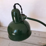 Lampe de bureau en métal vert