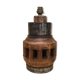 Vintage cart hub lamp foot