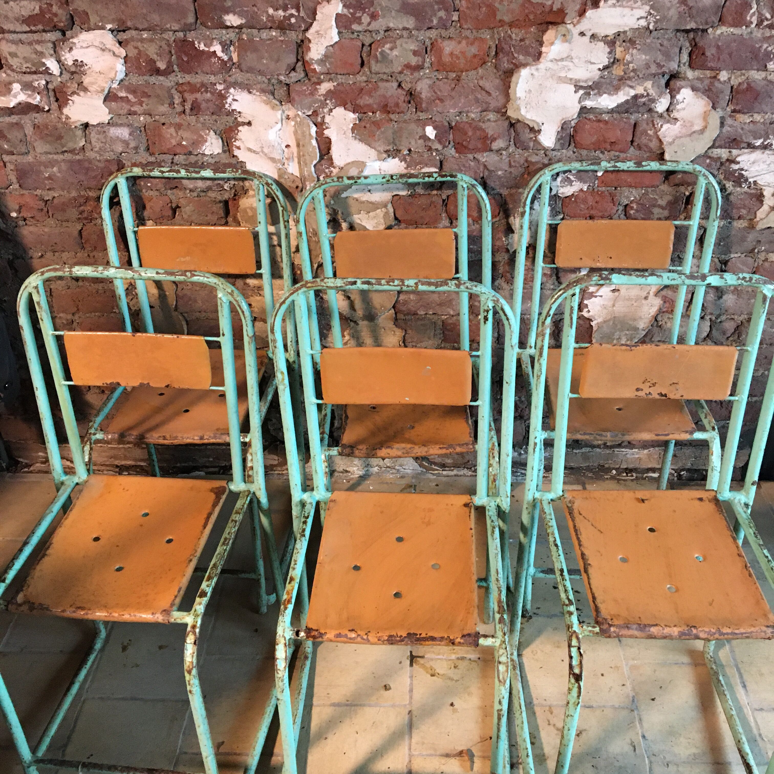 Vintage metal chair