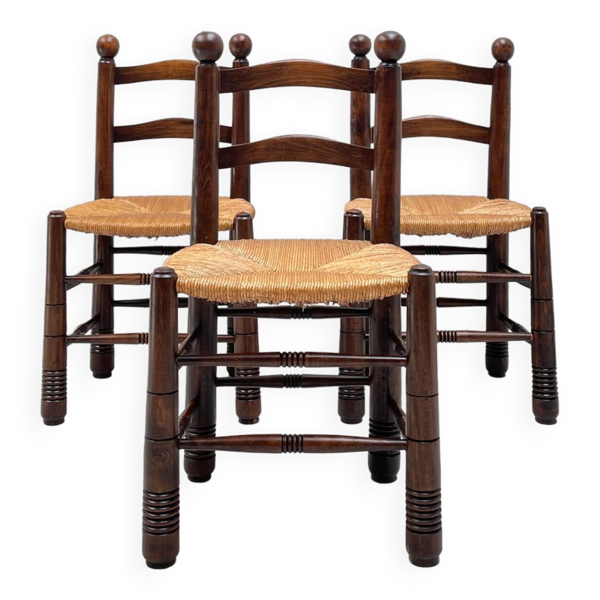 Chaise en hêtre et paille — Beyit