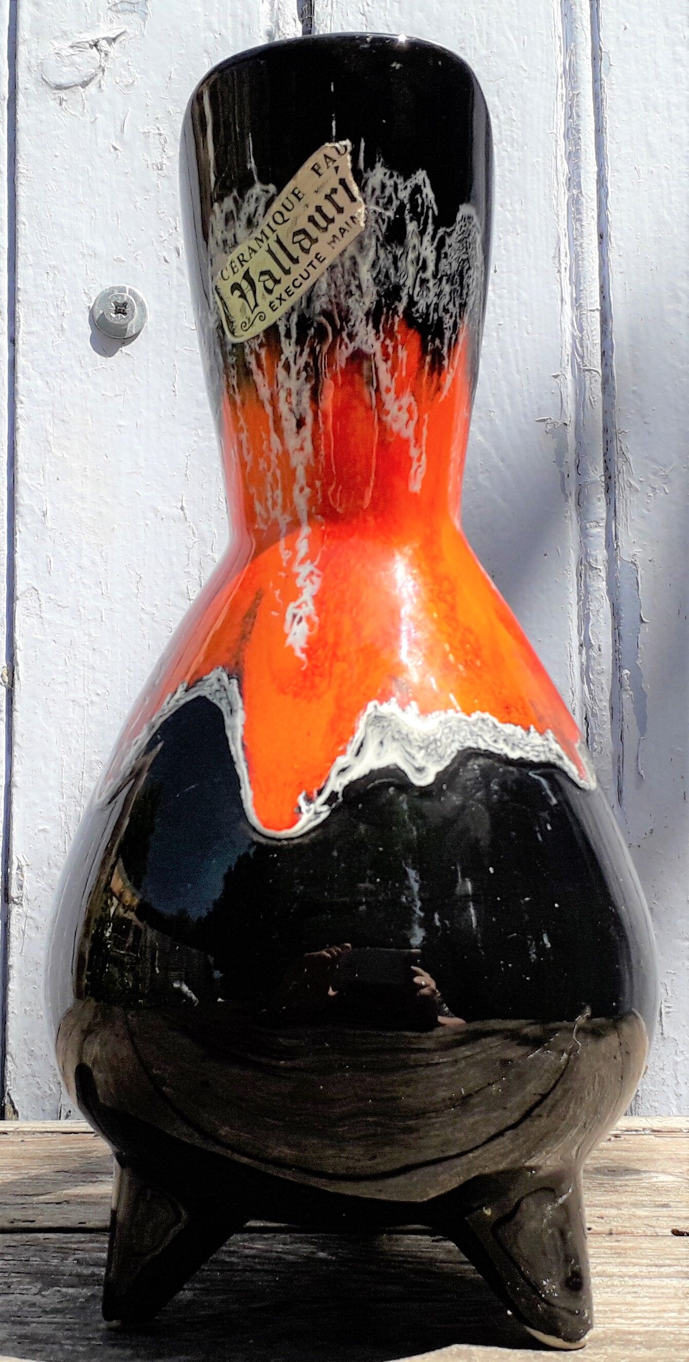 Vase tripod vallauris
