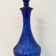 Cobalt blue glass Empoli style carafe