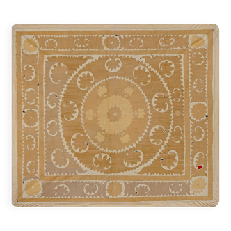 Vintage Turkish rug, hand-knotted, 129x146 cm.