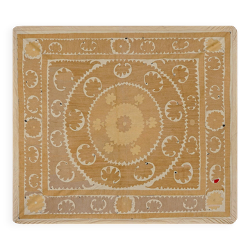 Vintage Turkish rug, hand-knotted, 129x146 cm.