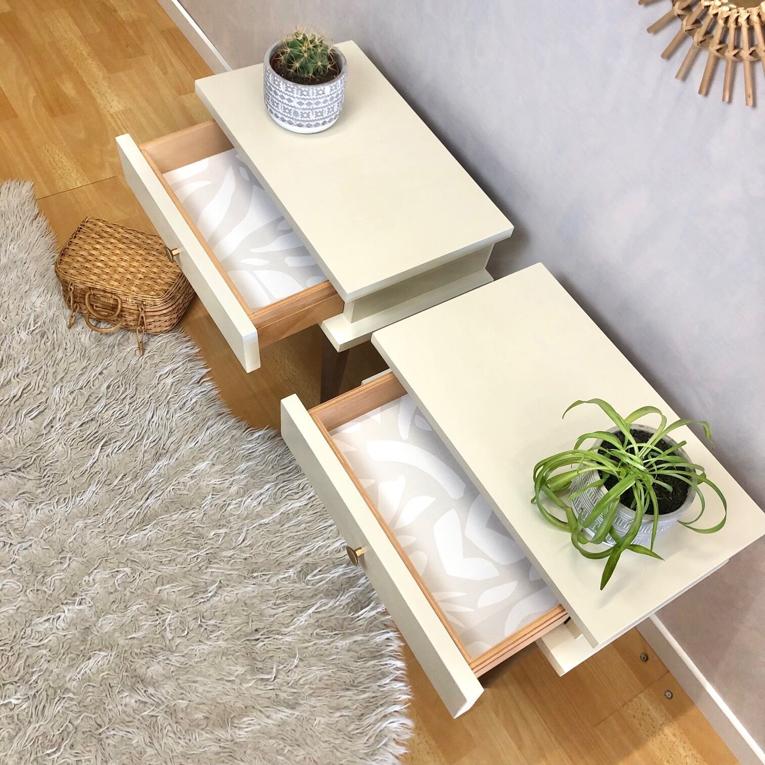 Pair of bedside tables