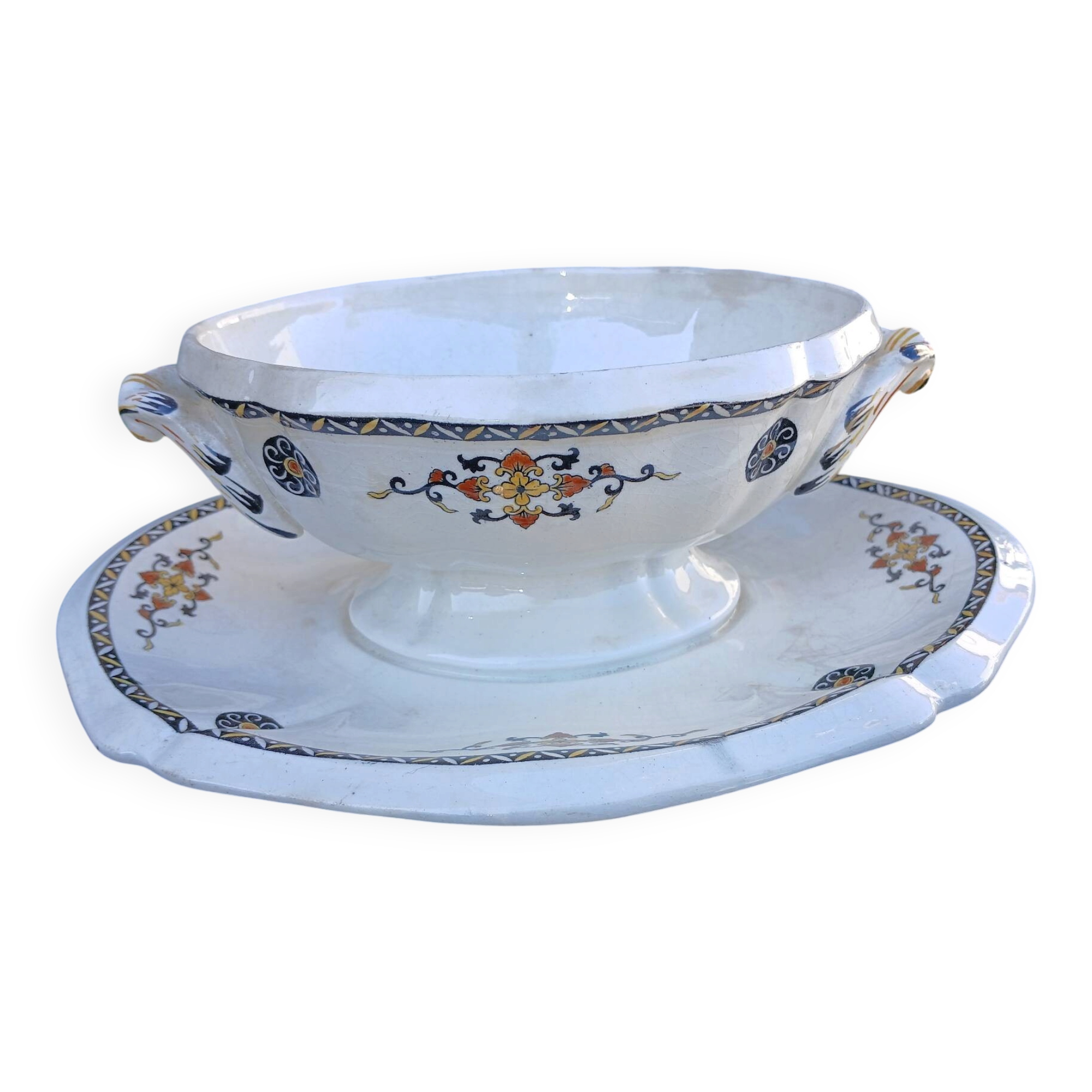 Saucière ancienne de Gien 