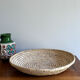 Woven straw basket