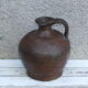 Cruche en terre- poterie d'art populaire ancienne
