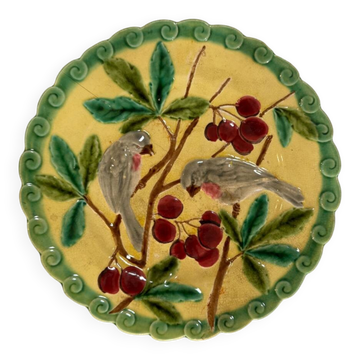 Bird barbotine plate