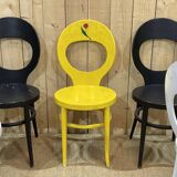 Series of 6 Baumann Mouette model chairs from the 70s