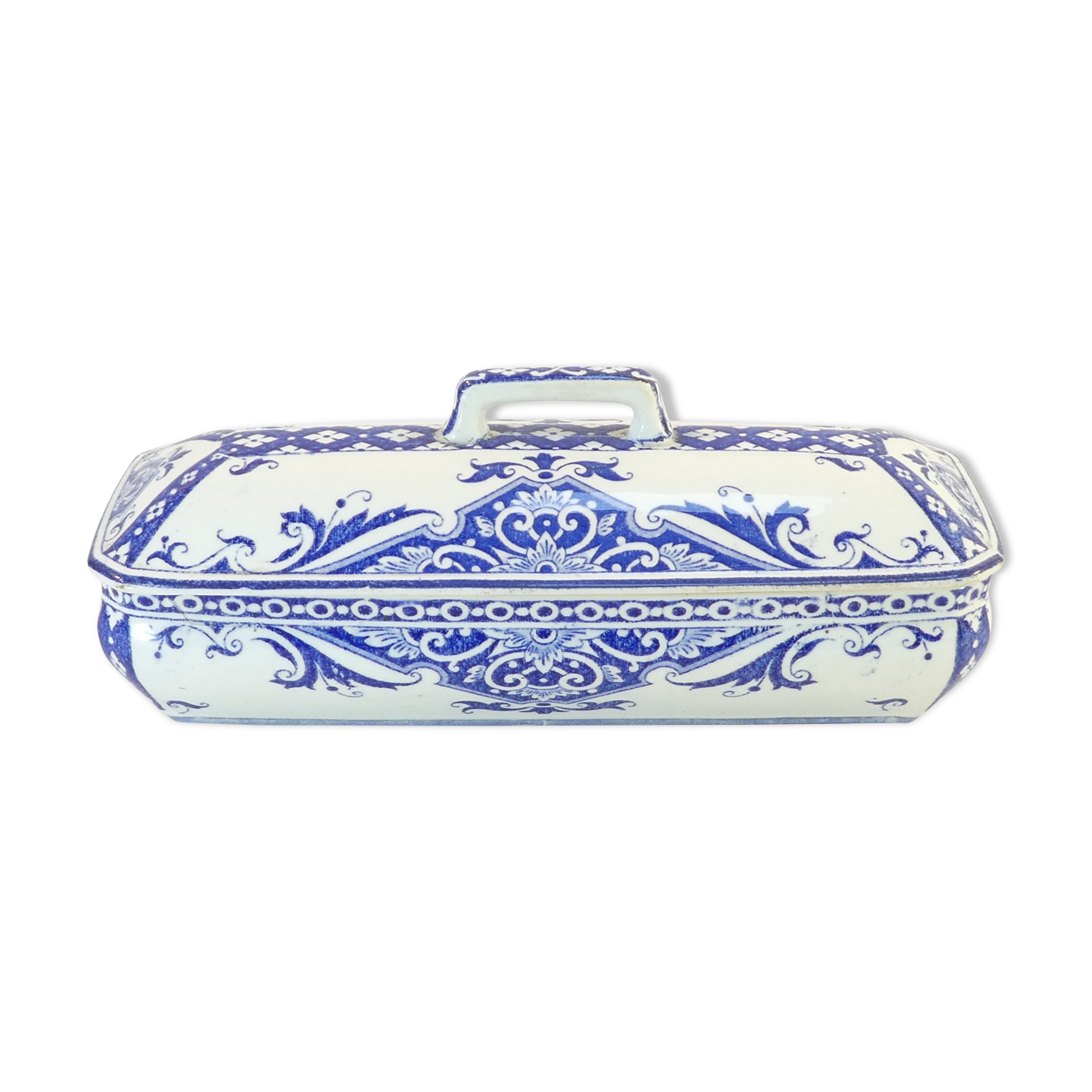 Old soap holder formose u and c sarreguemines and digoin