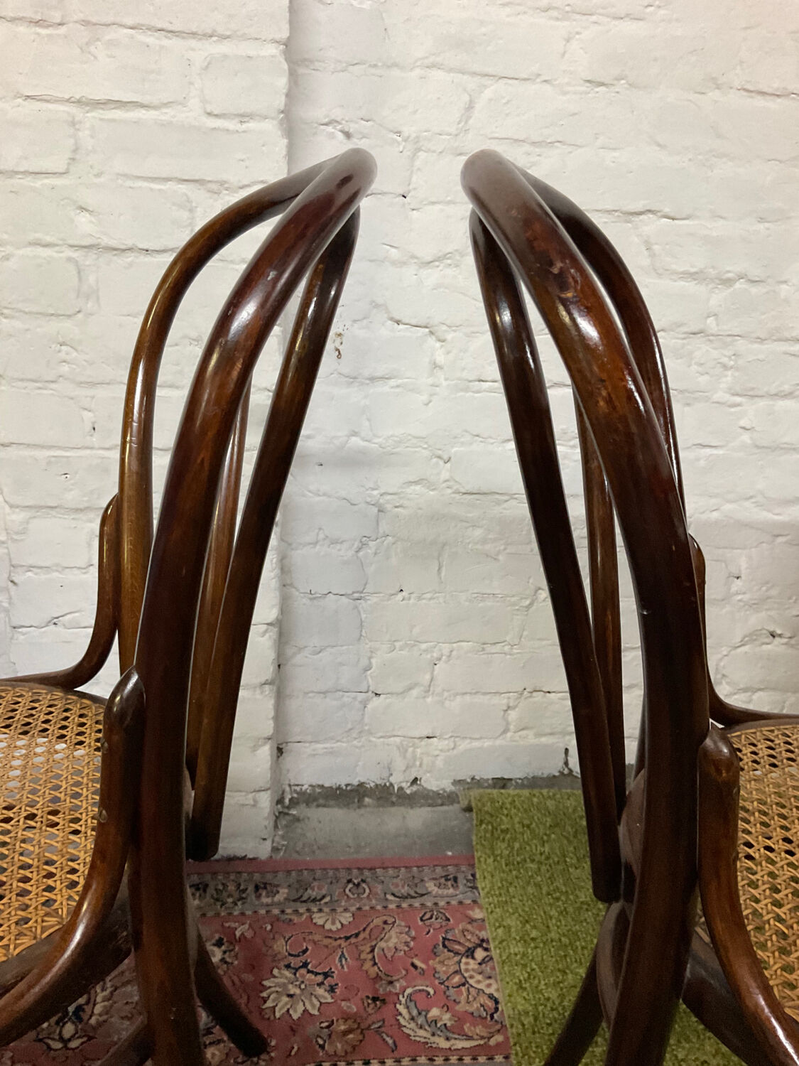Pair of bistro chairs J&J Kohn early twentieth century
