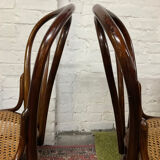 Pair of bistro chairs J&J Kohn early twentieth century