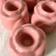 6 bougeoirs boutons de roses, années 80