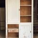 Vintage 1930-40 Parisian wardrobe with 4 sliding doors