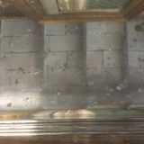 Silver-plated metal serving tray
