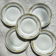 5 dessert plates in Limoges porcelain - Raynaud & Co