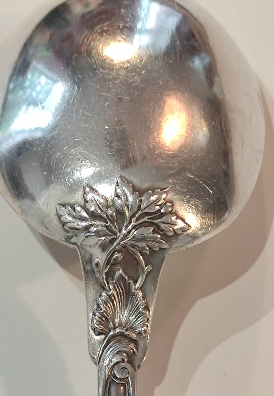 Old Spoon for Marmalade Jam/Silver Minerva Hallmark