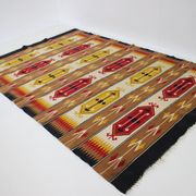 1960s Wool Kilim Carpet, Czechoslovakia