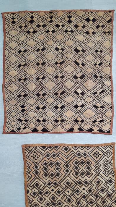Lot of old Kuba / Showa woven in raffia