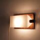 Applique vintage scandinave en teck et plexi 1970