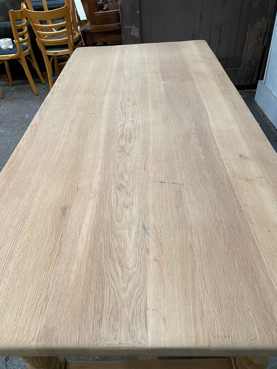 Farmhouse table stripped and restored