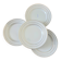 4 vintage flat plates porcelain from St Amand 191103