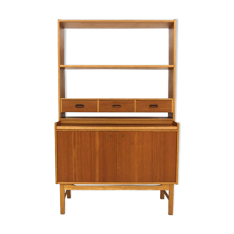 Scandinavian secretary desk in teak and oak, Sweden, 1960