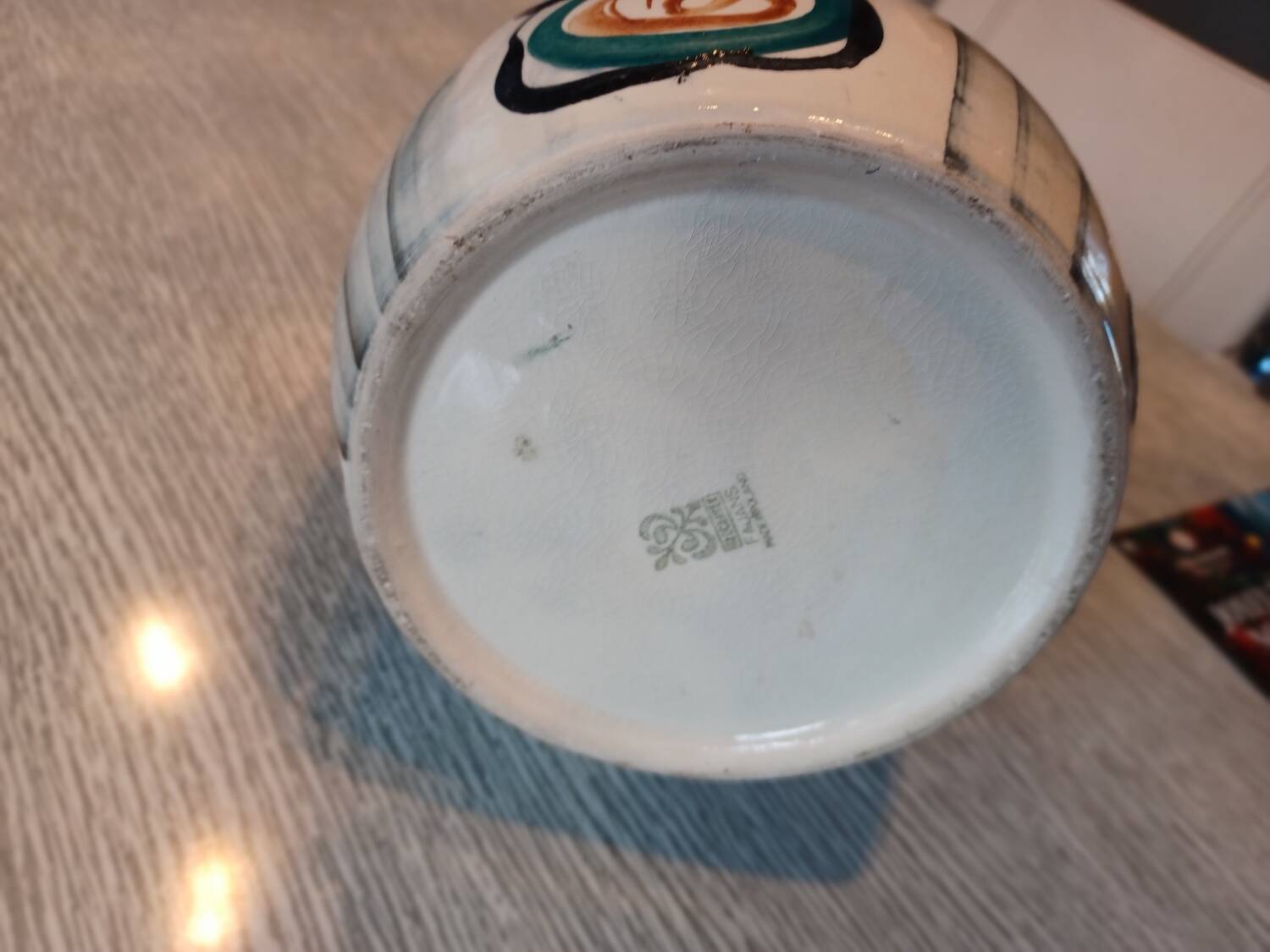 Large Polish Boleslawiec vase