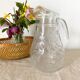 Vintage clear glass pitcher Italy