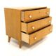 Scandinavian birch chest of drawers, Swedish modern, Sweden, 1940