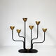 Vintage Scandinavian candlestick, Gunnar Ander for Ystad Metall, Sweden