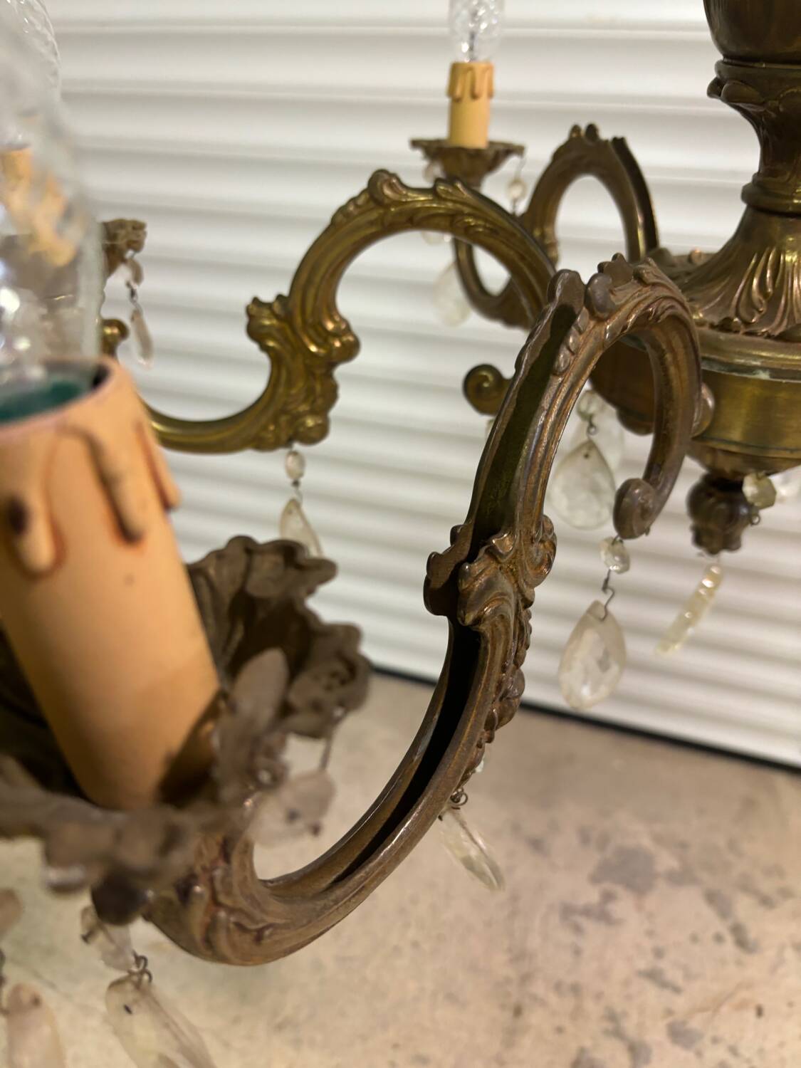 Lustre suspension en bronze