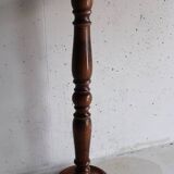 Ancient turned wooden pedestal